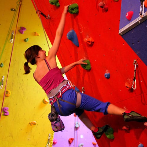 Climbing at Keswick Climbing & Activity Centre