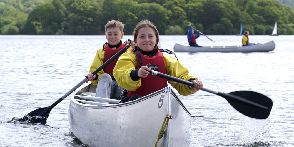Kayaking on Derwentwater, Keswick