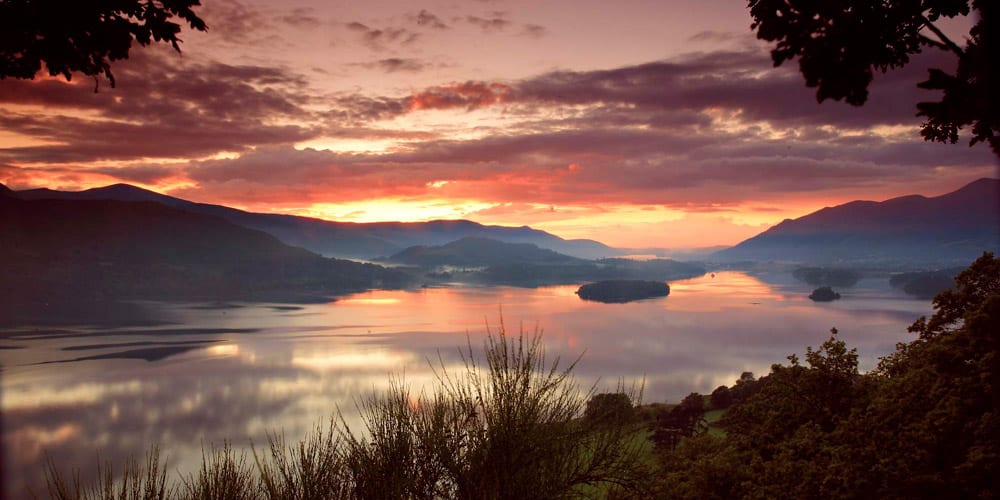 Sunset from Surprise View, Keswick